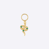 Snake Hoop Charm