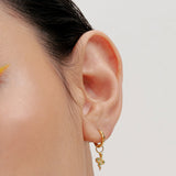 Snake Hoop Charm