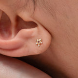 Ruby Heart Flatback