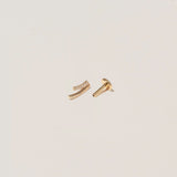 Gemmed Knife Flatback Earring