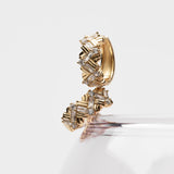 VA Woven Hoop Earrings