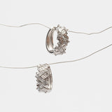 VA Woven Hoop Earrings