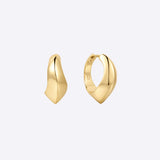VA Wave Hoop Earrings