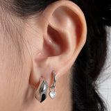 VA Wave Hoop Earrings