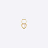 VA Pearl Love Hoop Charm